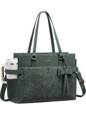 Stylish Women’s Laptop Tote Bag, Work Purse for Office, Teacher & Daily Use